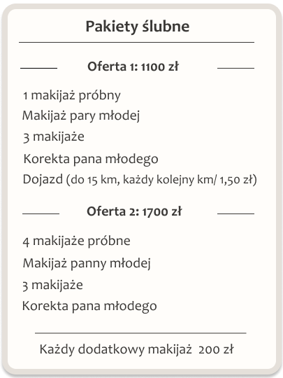 makeupfriday pakiet ślubny katowice mysłowice